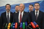 Пресс-подход Г.А. Зюганова перед началом пленарного заседания Госдумы