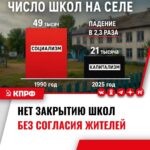 КПРФ предлагает запретить ликвидацию и реорганизацию школ без согласия жителей