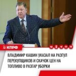 «Эти негативные явления недопустимы»: Владимир Кашин раскритиковал рост цен на топливо для аграриев