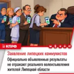 ЗАЯВЛЕНИЕ Бюро Комитета Липецкого областного отделения КПРФ по итогам выборов депутатов Липецкого областного Совета депутатов«Липчане сделали свой выбор – но в итогах выборов его не увидели»